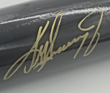 Ken Griffey Jr Signed Autograph Rawlings Big Stick Baseball Black Bat Has COA picture