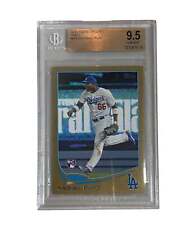 Yasiel Puig 2013 Topps Update Gold Los Angeles Dodgers Card Beckett 9.5 picture