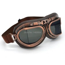 WWII Pilot Flying Goggles Outdoor Sports Goggle Glasses for Motocross Motorcycle picture
