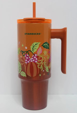 Disney Parks Starbucks Fall Exclusive Mickey Pumpkin Autumn PSL Handle 2025 NEW picture