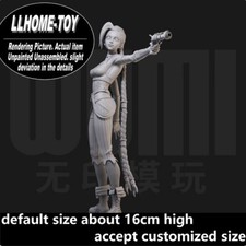 Game Jinx Raise Gun Aim Shoot Resin 3D Print GK Figure DIY Model Unpainted picture