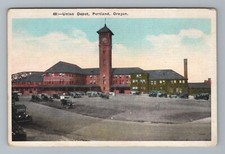 Union Deport Portland Oregon Vintage Postcard picture