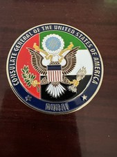 U.S. Consulate Dubai UAE DSS RSO Challenge Coin picture