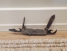 Vintage 1987 Camillus US Multi-Blade Pocket Knife - Military Survival 4-in-1 picture