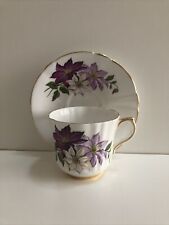 Vintage Royal  Prince Bone China floral teacup and saucer Pre Owned Mint picture