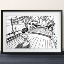 Dandadan Inked Sketch Chapter 7 - 11x17