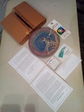 Collectible Iowa Sesquicentennial 1846-1996 Clay Plate By Jerry & Deb Kessler s picture