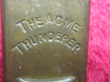ENGLAND VINTAGE BRASS MILITARY WHISTLE  - WORLD WAR I OR WW11 ERA picture