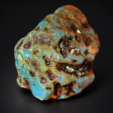 Earth mined green blue rough specimen Dominican amber 24g picture