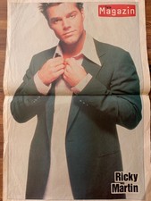 Ricky Martin Rare Turkish Tele Magazin Vintage Poster Original 1990s Latin Pop picture