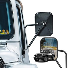 CALBEAU Side Door Mirrors Doors Off Compatible with Jeep Wrangler picture
