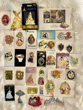 ATTN RESELLERS: PRINCESSES GALORE Collection of 37 Auth Disney and Fantasy Pins picture