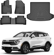 Floor Mats Cargo Liner for 2023-2025 Kia Sportage Gas Model Only All Weather 3D picture