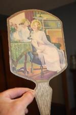 RARE VINTAGE FOREST PARK BRAND DOWNING TAYLOR SPRINGFIELD MA.ADVERTISING FAN picture