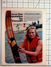 Vintage Medalist Water Skis Advertisement Piqua Ohio El Tigre Ephemera picture