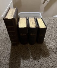 Antique Victorian - Era Leather Bound Photo Albums picture