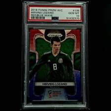 PSA 10 Hirving Lozano // Red/Blue Wave // 2018 Panini Prizm World Cup picture