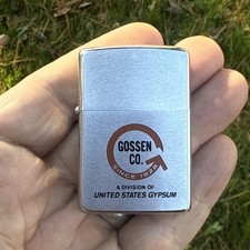 Vintage 1970s SINCE 1928 GOSSEN CO. 1973 ZIPPO Lighter UNFIRED Mint picture
