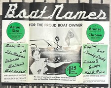 Boat Names for the Boat Owner Fold Out Brochure Poster Boat Names Co picture