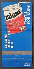 30 Strike Matchbook Cover - Zolone Insecticide  Vintage picture