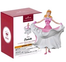 NEW Cinderella A LOVELY DRESS FOR CINDERELLY 2025 Hallmark Magic Ornament Disney picture