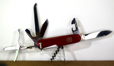 1950's Vintage VICTORINOX VICTORIA OFFICIER SUISSE Swiss Army Huntsman Knife picture