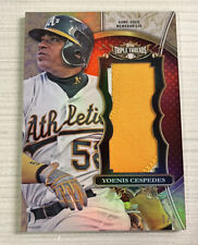 2013 Topps Triple Threads Yoenis Cespedes Jumbo Jersey Patch Relic 1/1 Athletics picture