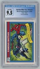 1990 Marvel Universe Series 1 Spider-Man Vs Venom CGC 9.5 #106 picture