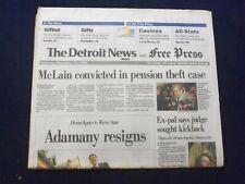 1996 DEC 14 DETROIT NEWS/FREE PRESS NEWSPAPER - DENNY MCLAIN CONVICTED - NP 7217 picture