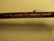 Vintage Autopoint Mechanical Pencil Paul Revere Life Insurance Co Metal Cap picture