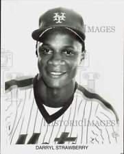 Press Photo Darryl Strawberry, Outfielder, New York Mets Baseball Team picture