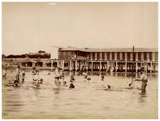 Italy, Venice, Lido di Venezia, Naya Albumen Print 20x26.5 1880 picture