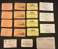 Rare Vintage Lot Senate Chamber Visitors Passes Washington DC LBJ Tower Casey TX picture
