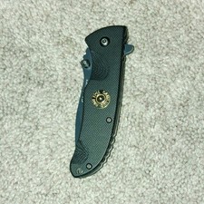 Camillus CUDA Black Folding Pocketknife Stainless Drop Point Plain Edge Clip picture