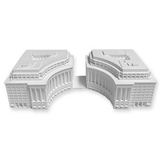 Washington DC Market Square Architectural Model Replica – Detailed Market Towers picture