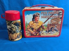Vintage Daniel Boone Fess Parker Lunchbox w/Thermos 1965 picture
