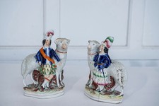 Antique Staffordshire Highland Figures Sheep Nobel Rev Bloomfield Collection picture