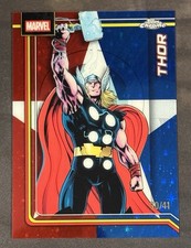 2026 Topps Chrome Marvel - Thor #177 Captain America's Star Refractor /41 picture