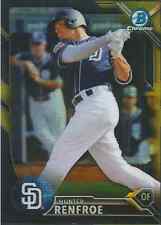 Hunter Renfroe 2016 Bowman Chrome Black Gold parallel insert RC rookie card picture
