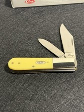 Case XX Yellow Synthetic Barlow Knife Hard To Find New In Box Mint picture