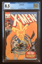 X-Men #58 CGC 8.5 1st Havok in Costume Neal Adams Sentinels Marvel 1969 OW/W picture