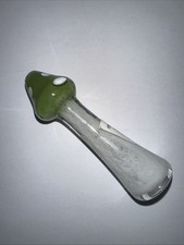1ct🔥3” ONE HITTER Fumed 💚GREEN Glass CHILLUM TOBACCO U GET PIPE IN PICTURE💙 picture