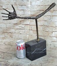 Handcrafted Bronze Sculpture Cubist Abstract Hand by Gia Lost Wax Method Figure picture