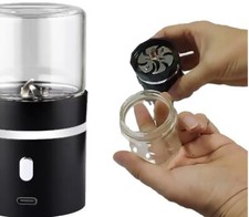 Tobacco Electric Herb Grinder  _ USB Rechargeable 1.7oz Glass SMART Grinder picture