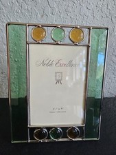 Stained Glass Picture Frame for Photos 3.5  X 5 inches picture