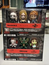 Halloween Tiny Nightmares 3-Pack Mini Figures Terrif-Eyes Chucky Pennywise New picture