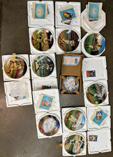 Bradford Exchange MLB Baseball Multicolor Porcelain Round Collector Plates Lot picture