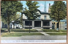 Lansing Michigan Young Womens Christian Association Antique Postcard c1910 picture