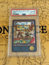 2001 CARDDASS ONE PIECE VISUAL ADVENTURE PART 1 #22 USOPP PSA 10 picture