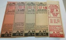 (5) 1960'S QUEENS NYC BUS LINE TRANSFERS SPECIAL TRANSFER FLUSHING MEADOW OTHERS picture